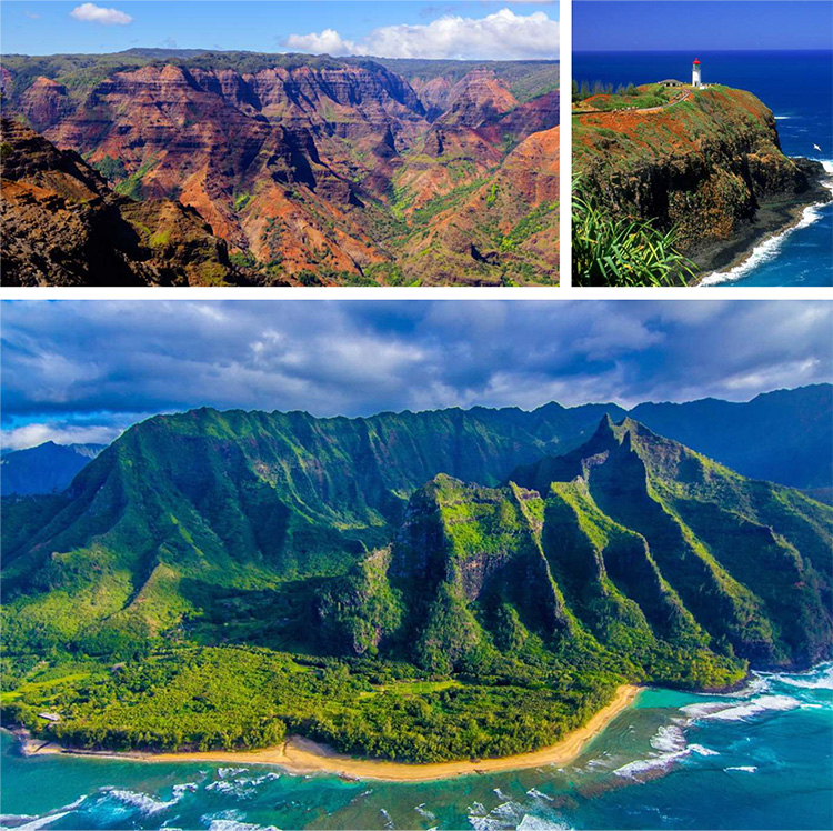 Kauai coast. Hawaii.